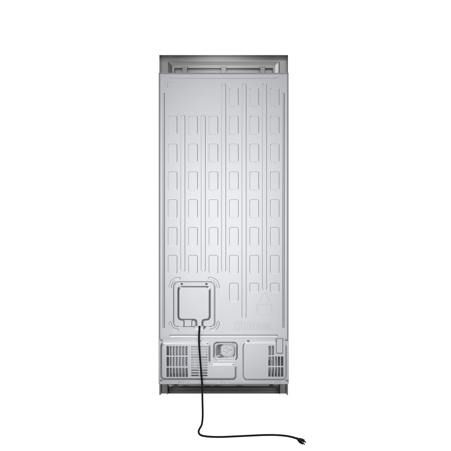 FORNO Maderno 28" 13.6 cu. ft. Left Swing Convertible Refrigerator/ Freezer with Modern Trim Kit, FFFFD1722-32LS