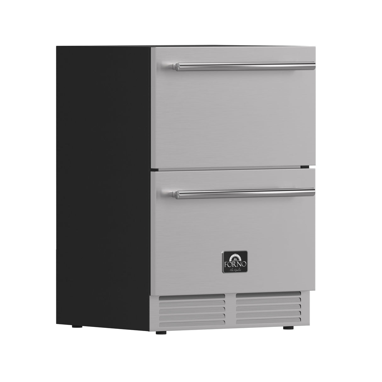 FORNO Cosenza 24" 4.69 cu.ft. Built-In Indoor/Outdoor Drawer Freezer with Ice Maker, FDRBI1838-24S