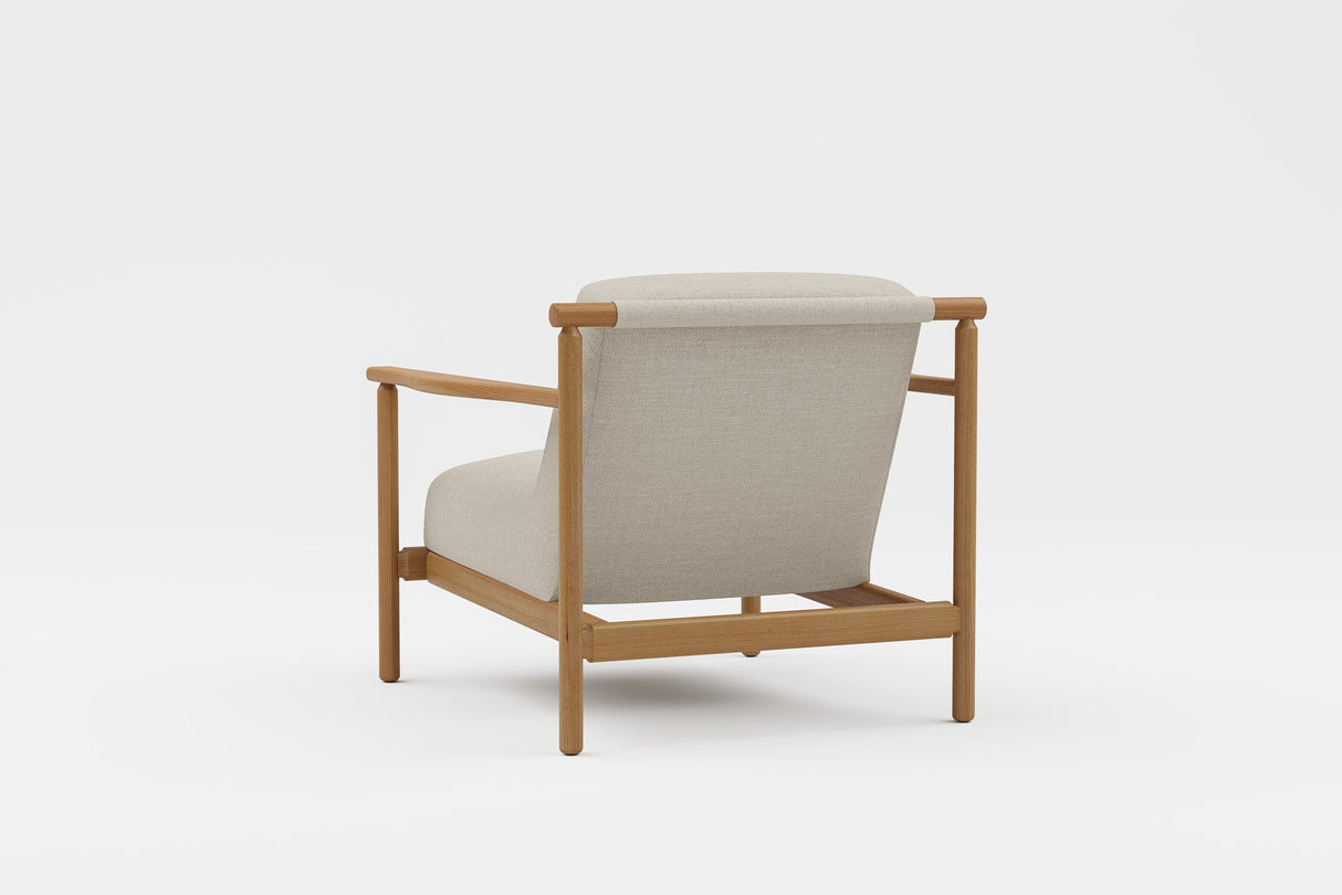 Regal Fabric & Wood Accent Chair