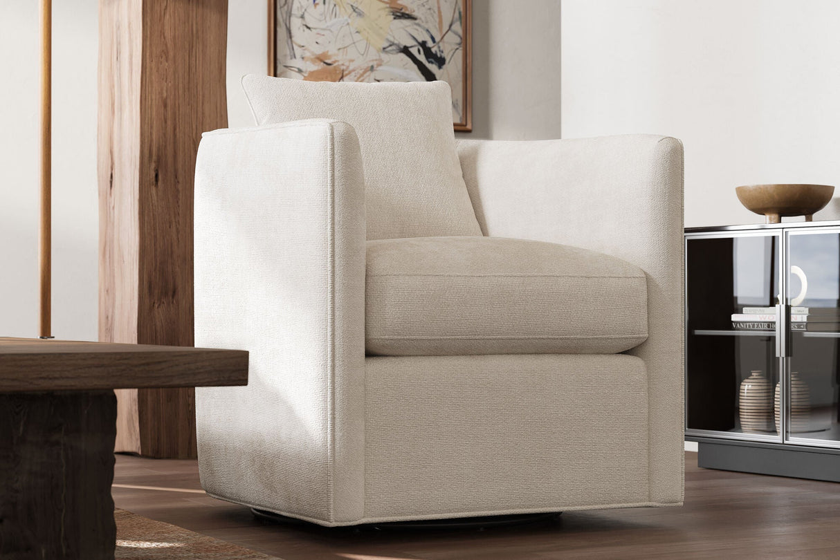 Riley Fabric Swivel Chair