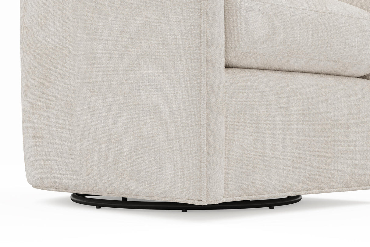 Riley Fabric Swivel Chair