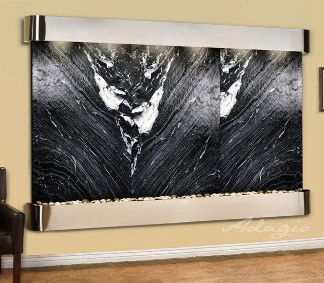 Adagio Water Features Solitude River Three Panel Wall Fountain