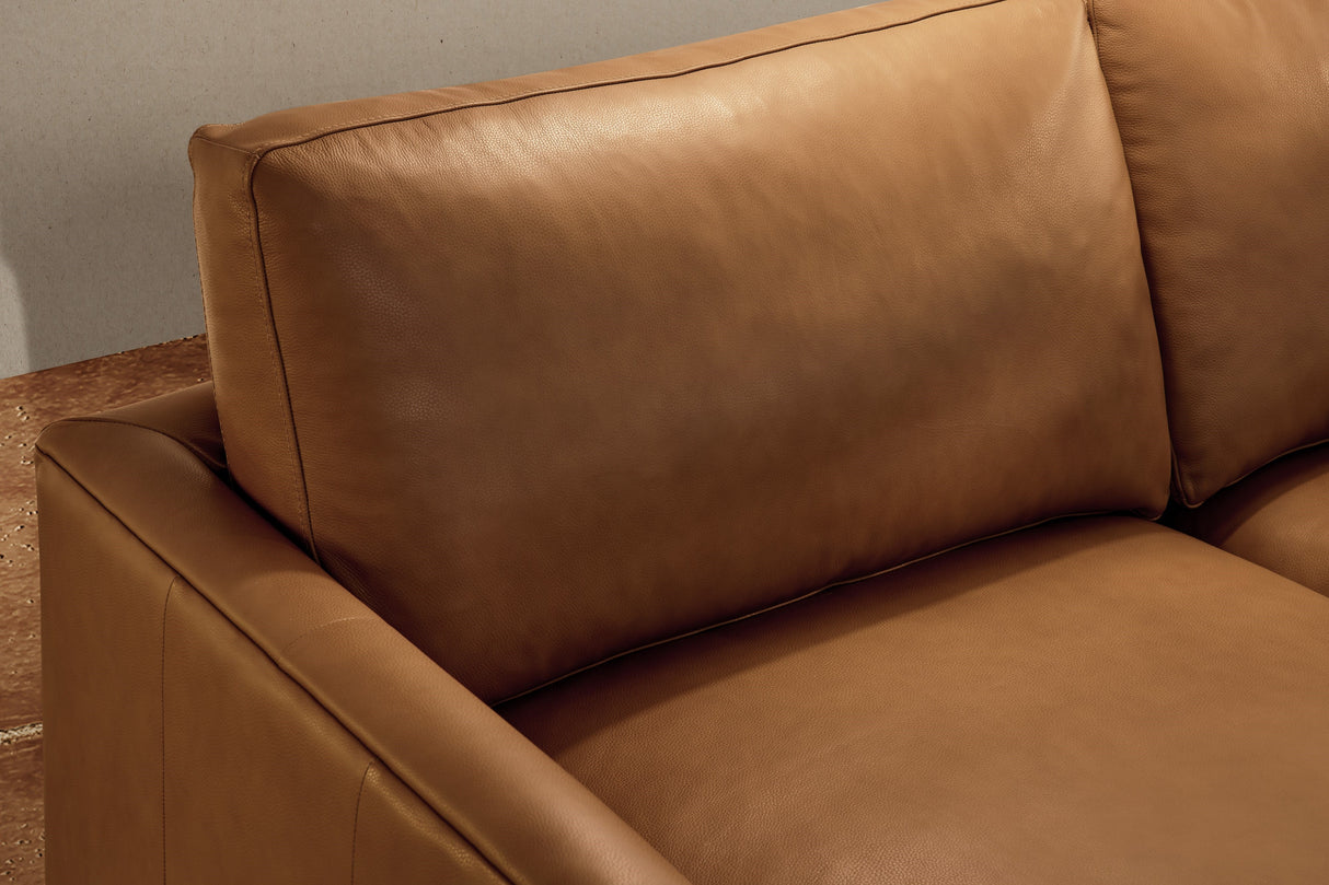 Serena Leather Sectional Sofa