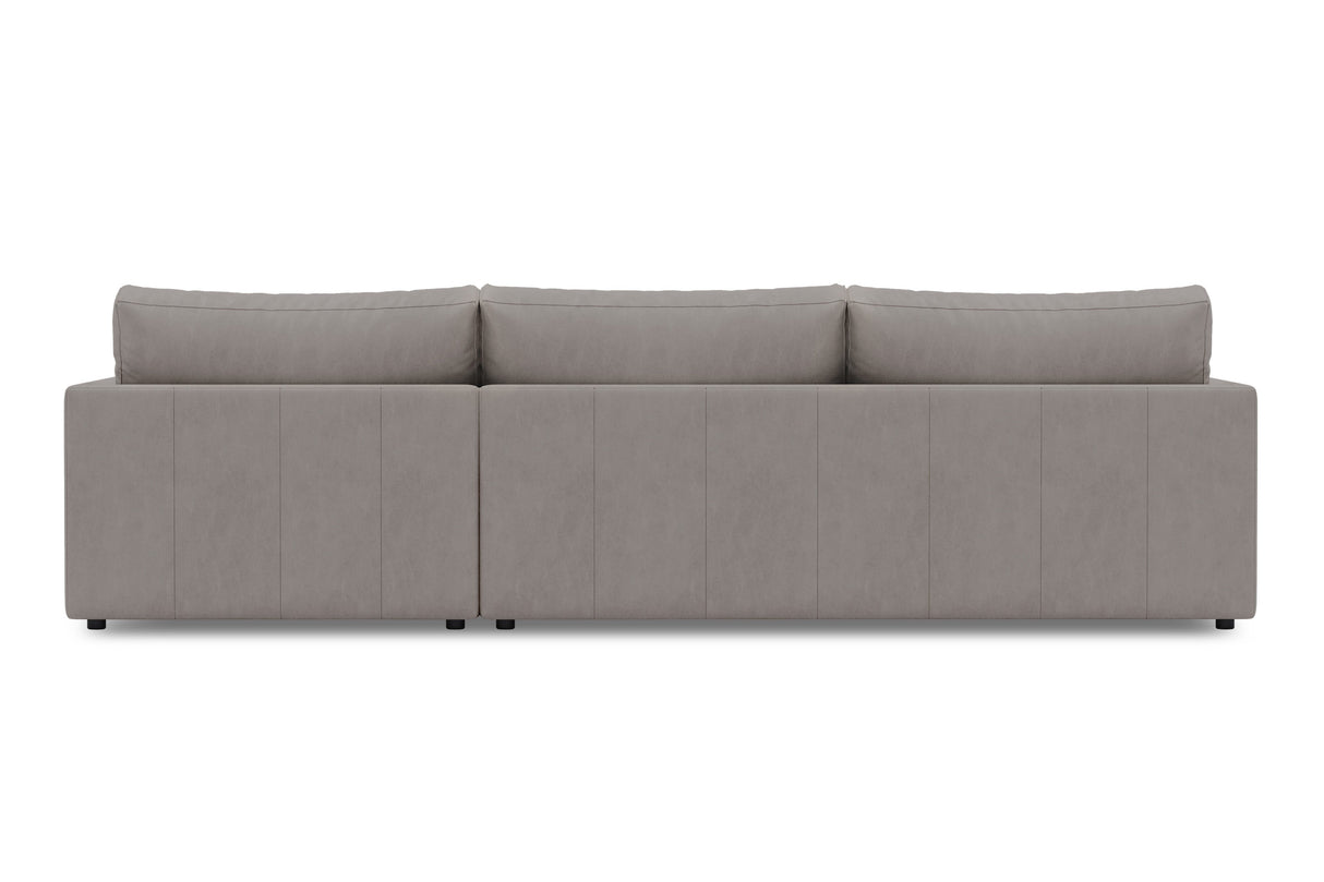 Serena Leather Sectional Sofa