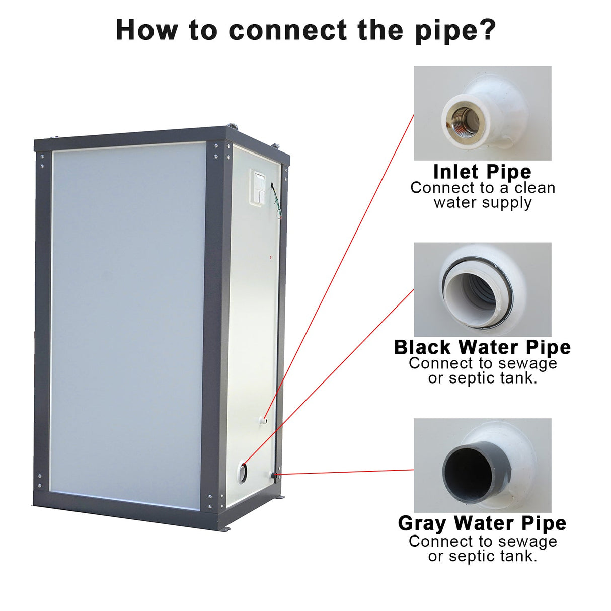 Portable Restroom w/ Sink