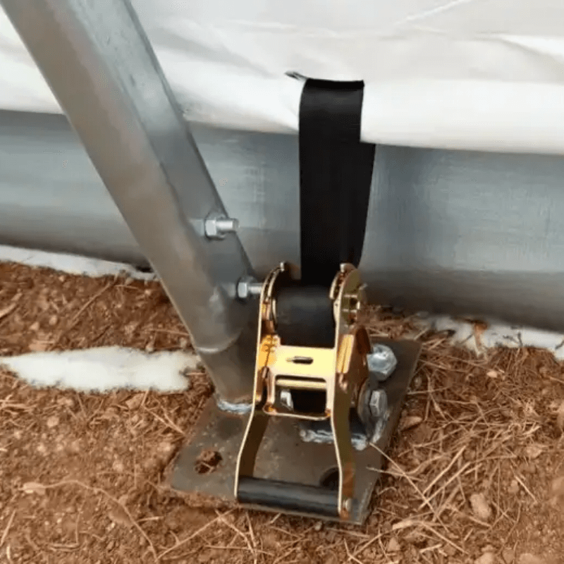 Single Truss Arch Storage Shelter W20'xL42'xH12'