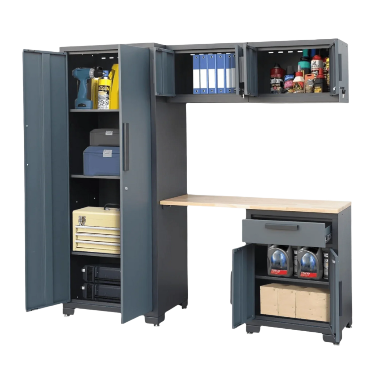 5-Piece Garage Storage Cabinet Set