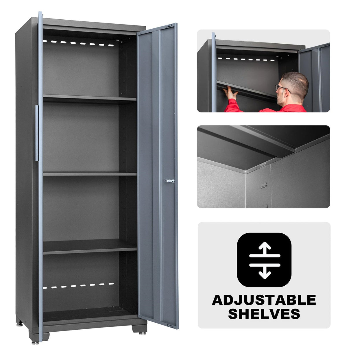 6-Piece Garage Storage Cabinet Set