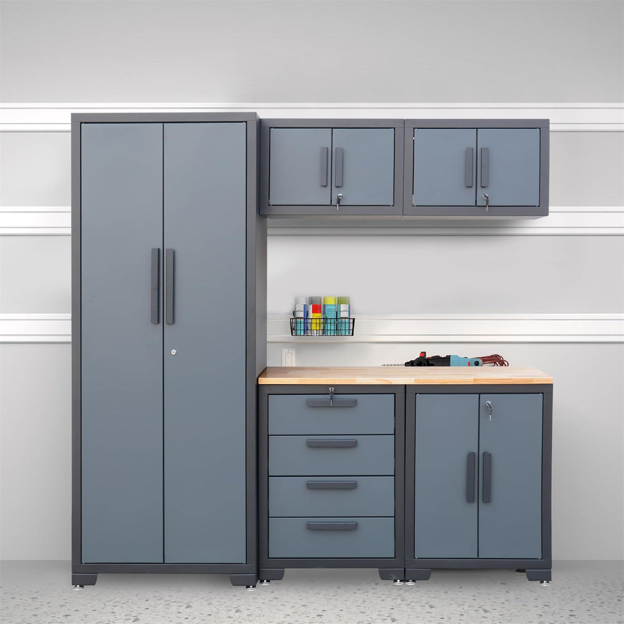 6-Piece Garage Storage Cabinet Set