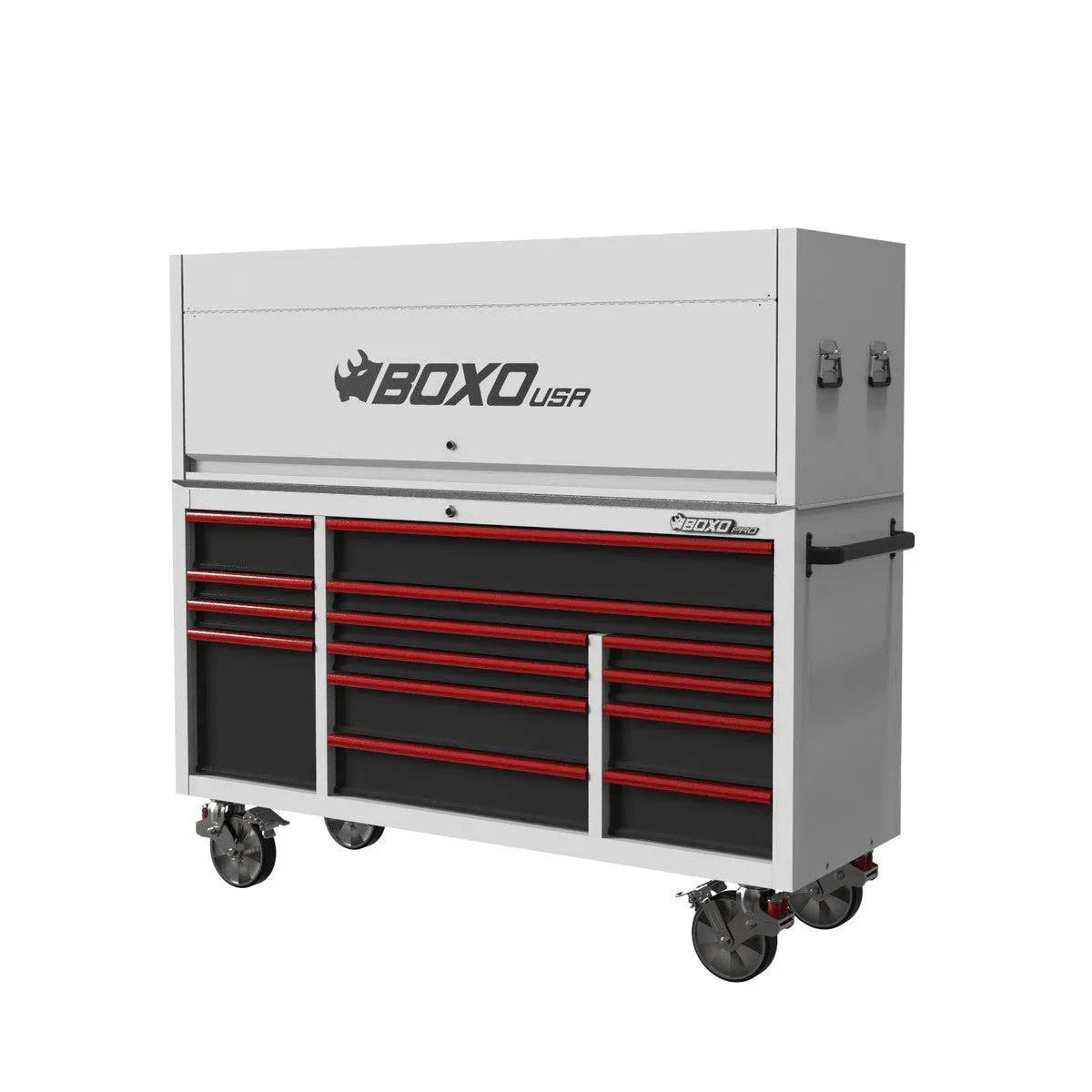 Pro Series | 72" 14-Drawer Garage Top Rolling Tool Box | White