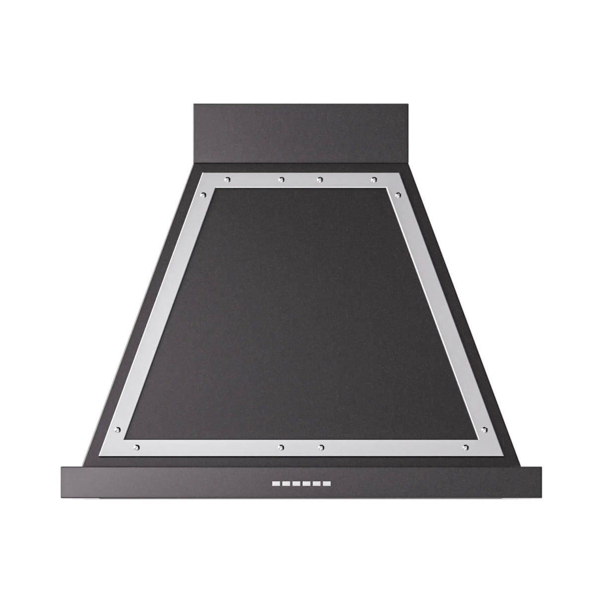 ILVE Nostalgie II 30-Inch 600 CFM Wall Mounted Range Hood in Glossy Black with Chrome Trim (UANB30BKC)
