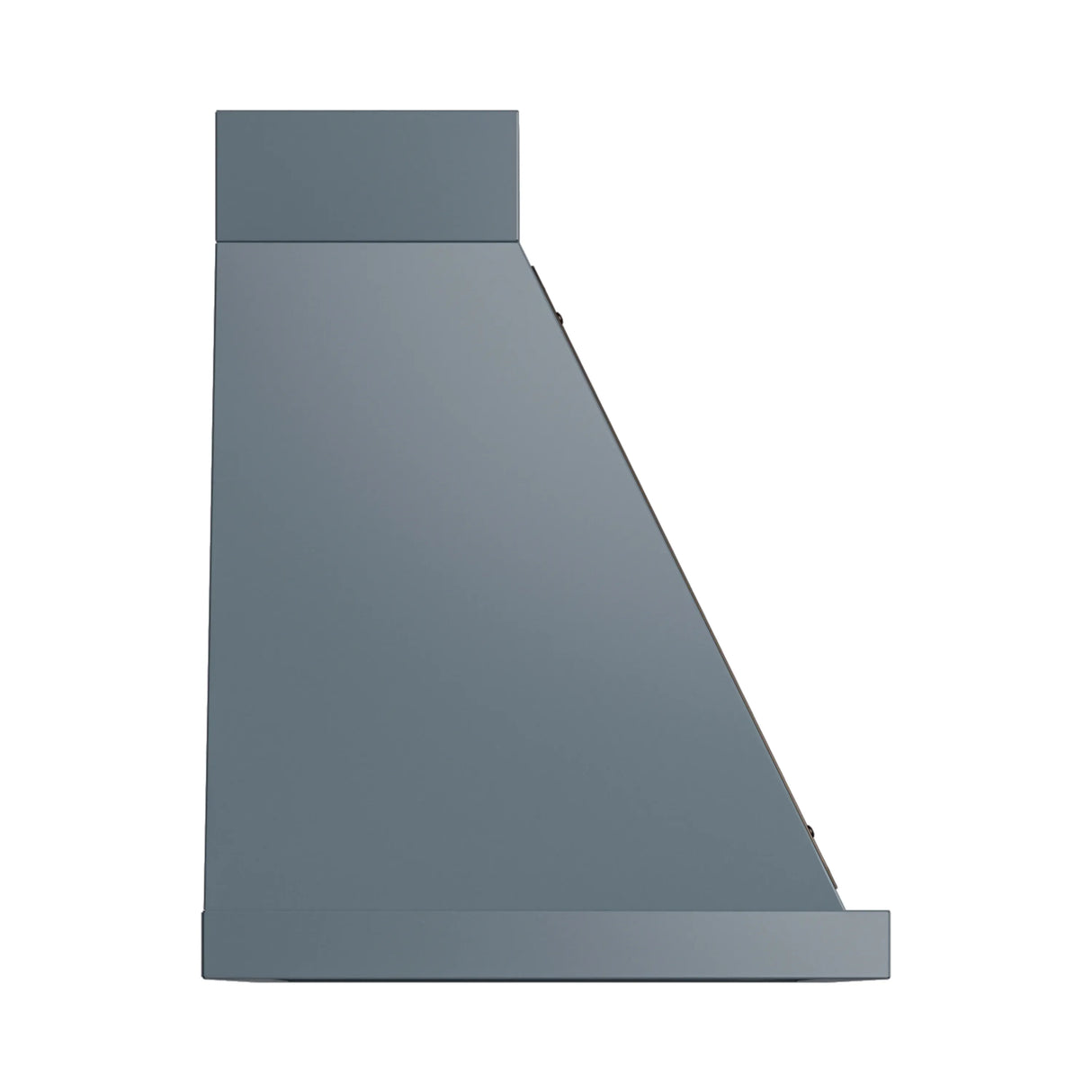 ILVE Nostalgie II 36-Inch 600 CFM Wall Mounted Ranged Hood in Blue Grey with Bronze Trim (UANB36BGB)
