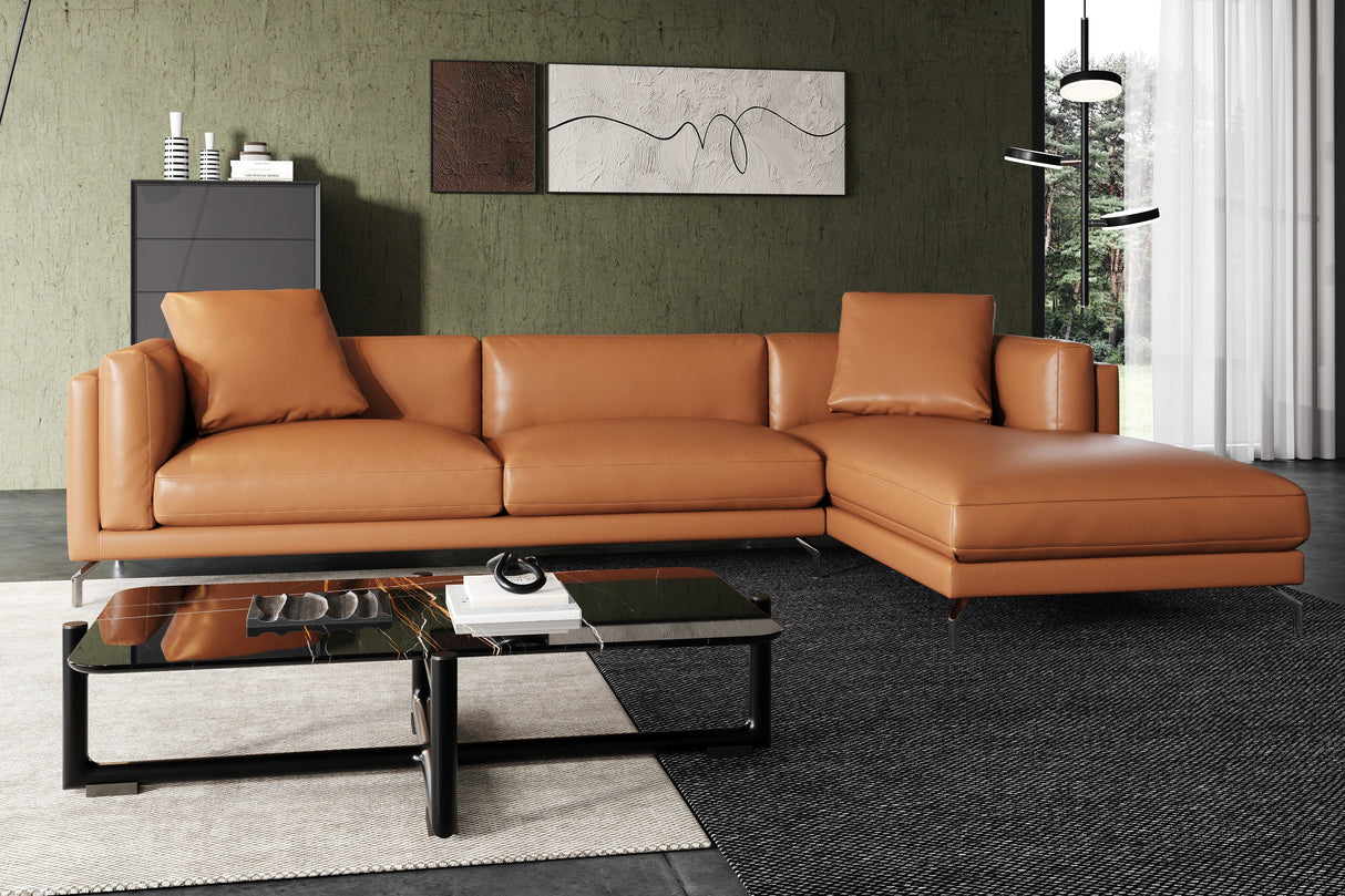 Zadar Leather Sectional Sofa