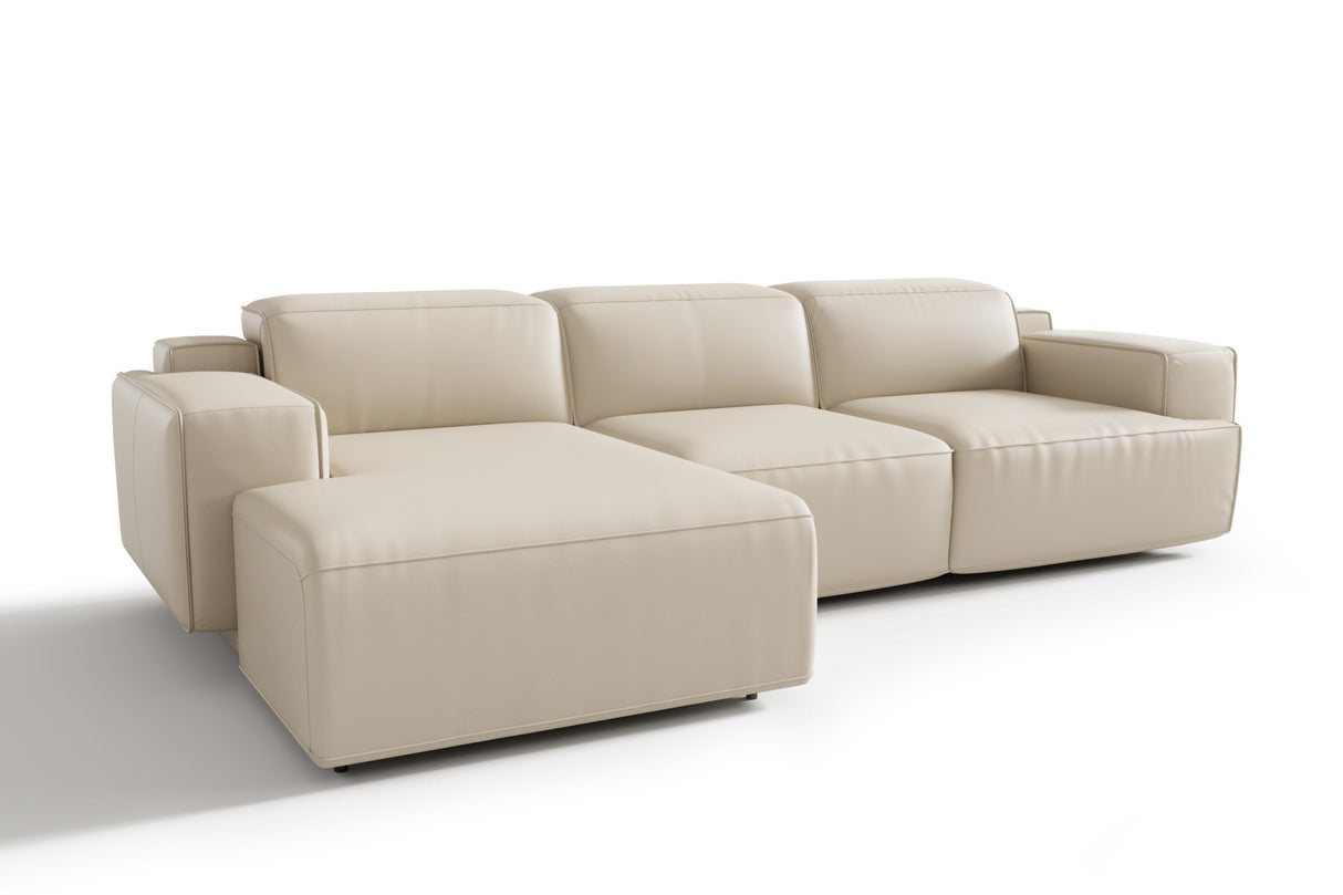 Valentina Leather Recliner Sectional Sofa