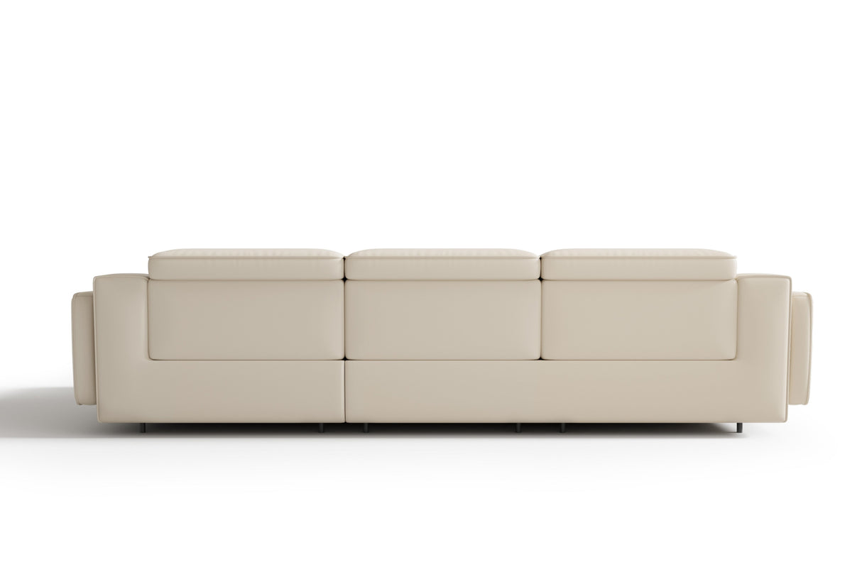 Valentina Leather Recliner Sectional Sofa