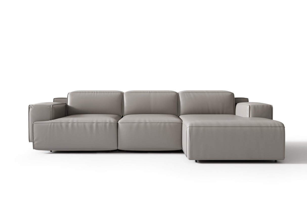 Valentina Leather Recliner Sectional Sofa