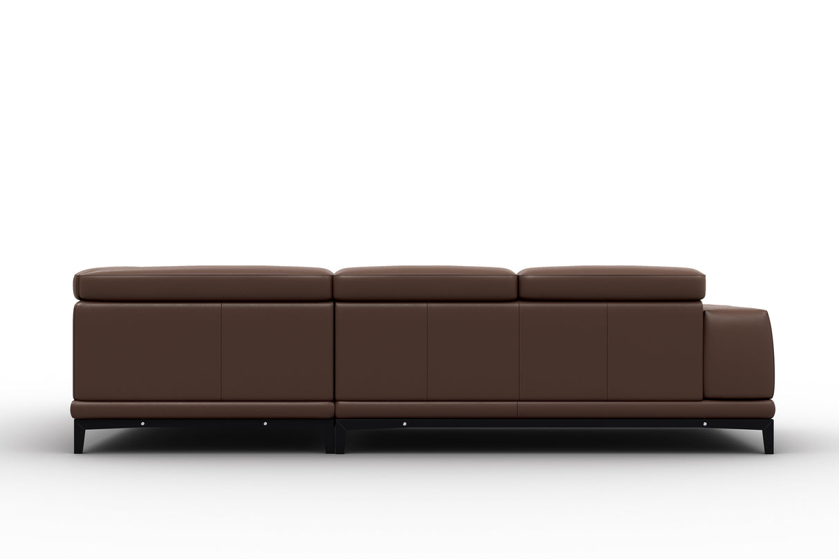 Valletta Leather Corner Sectional Sofa