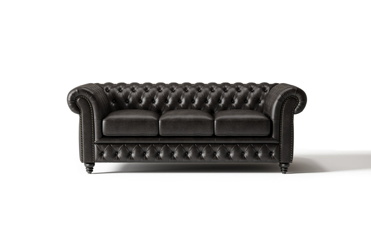 Parma Leather Chesterfield Sofa