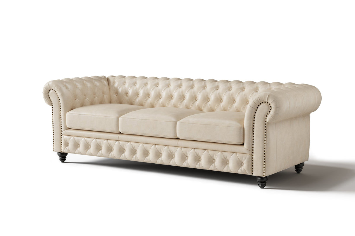 Parma Leather Chesterfield Sofa