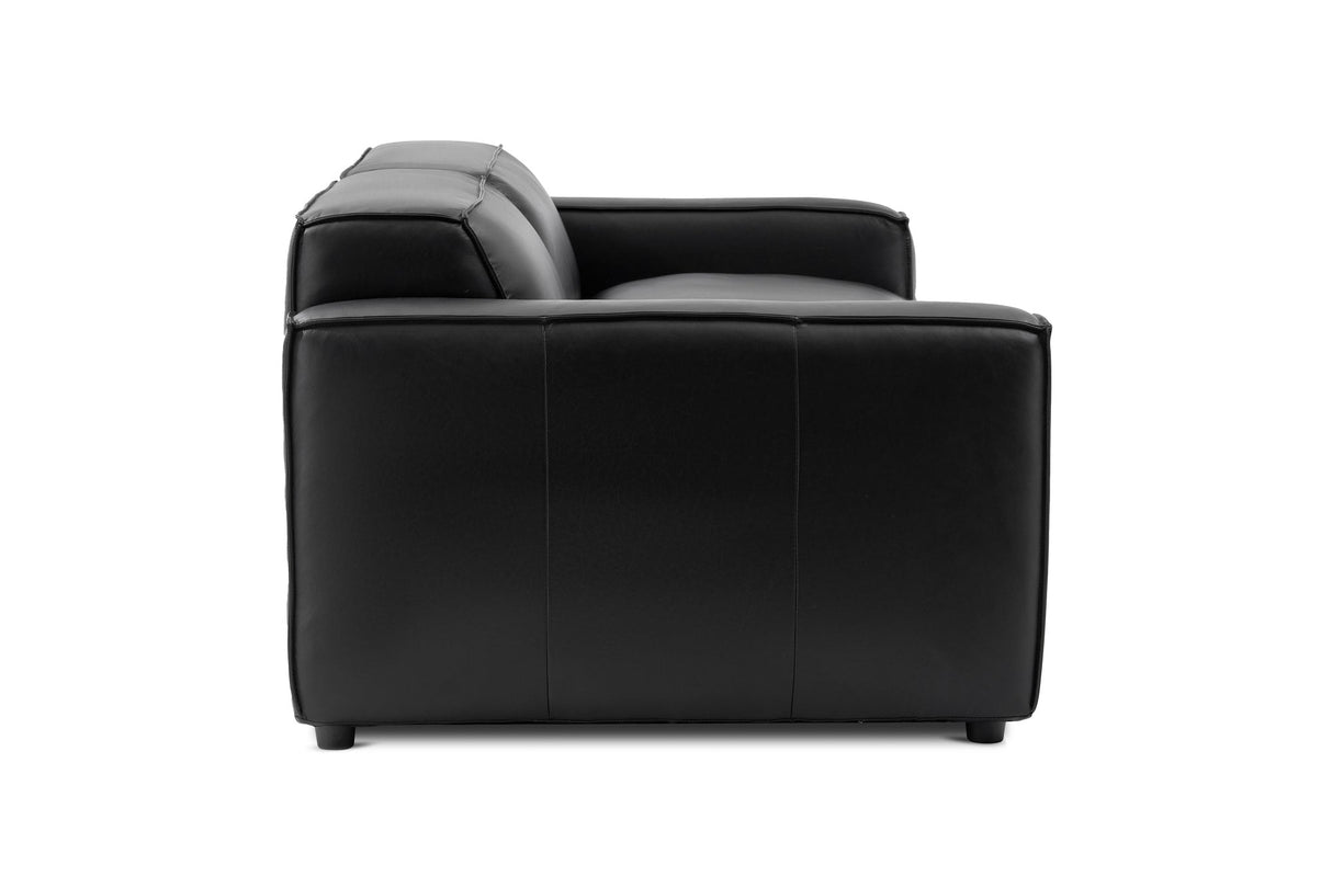 Nathan Leather Theater Lounge Modular Sofa