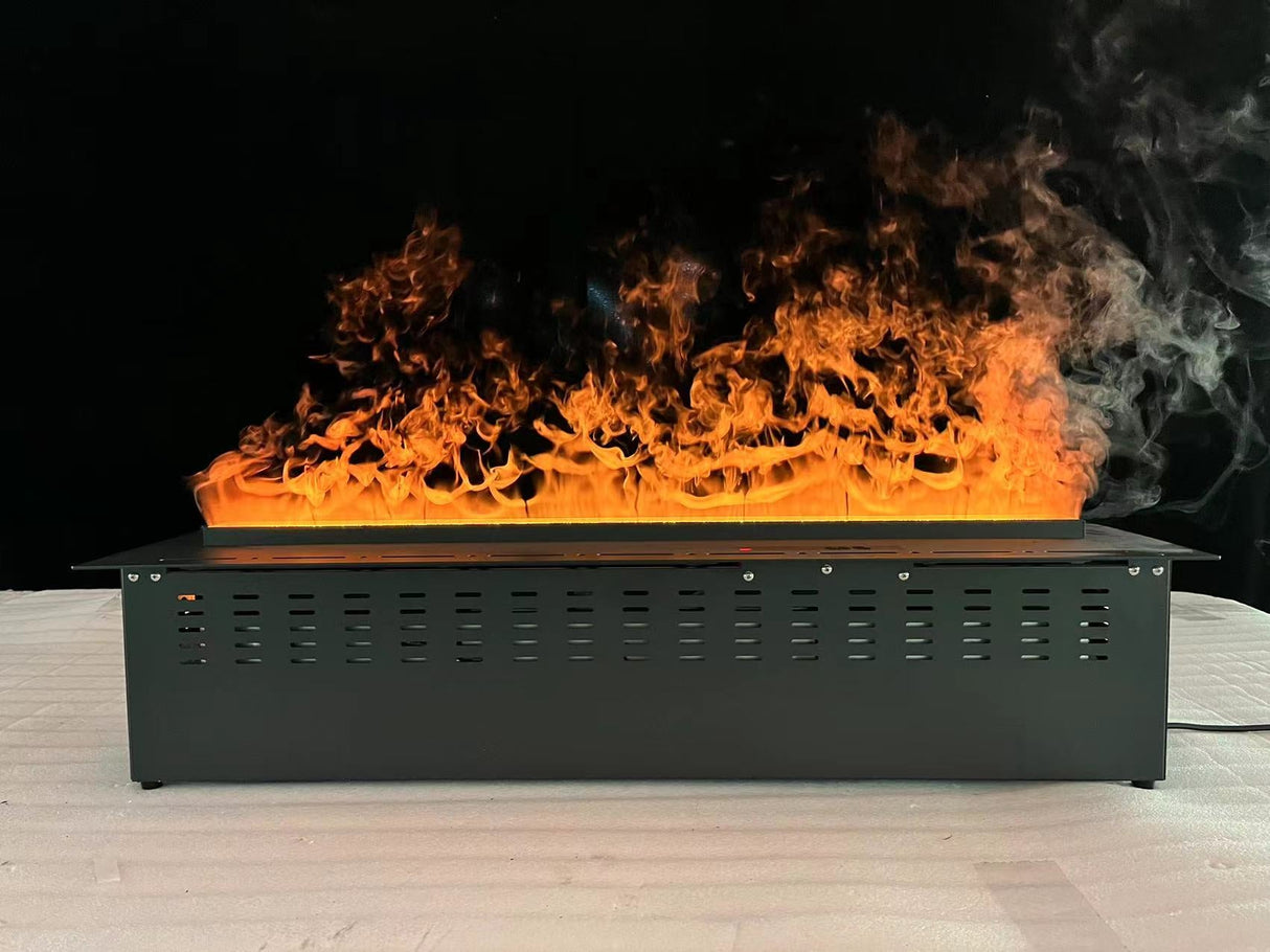 Litedeer Homes Mercury 60-inch 3D  Water Vapor Fireplace with Smart Fireplace App, Multi-colour Flame, Remote Control (Model: VEW60A or VEW60M)