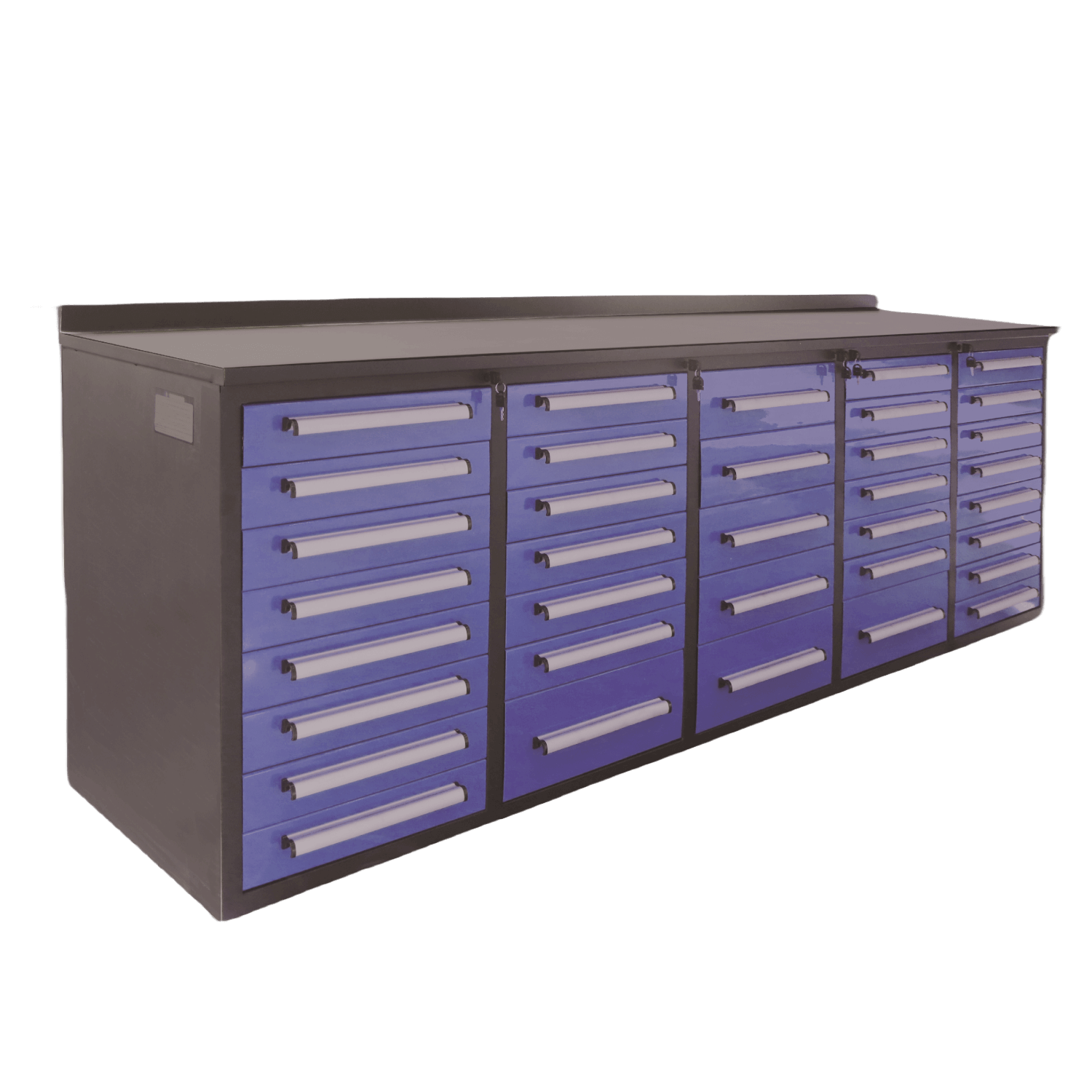 10ft Workbench Storage Cabinet with 35 Drawers