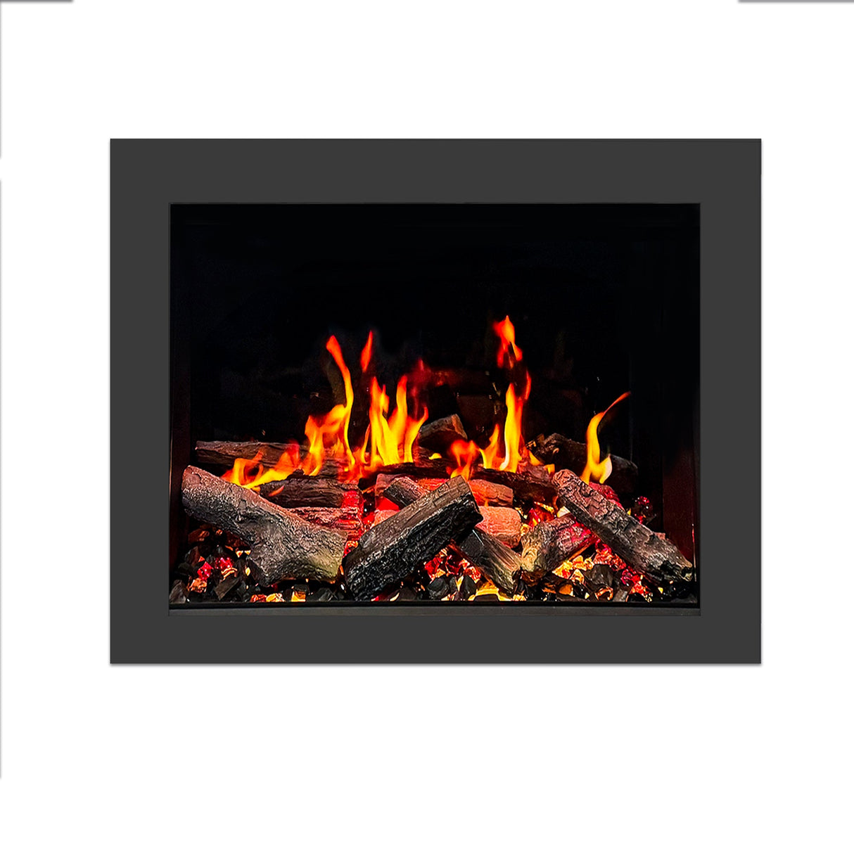 2025 New LiteStar ZEF35A β 35-inch Smart Electric Fireplace Insert π₯ Multi-Flame Style | Breathing Logs | Smart App | 5 Unique Flame Colors | Adjustable Crackling Sounds