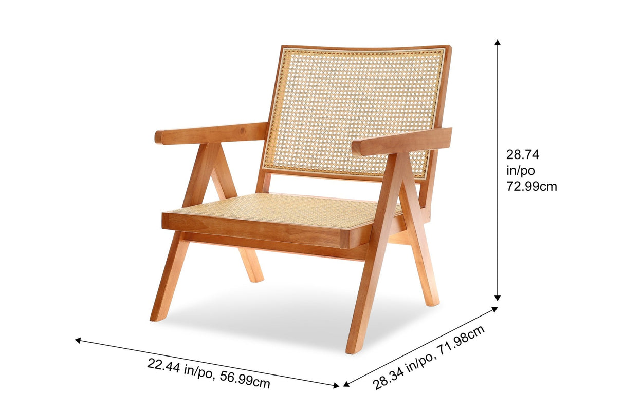 Zinnia Rattan Accent Chair