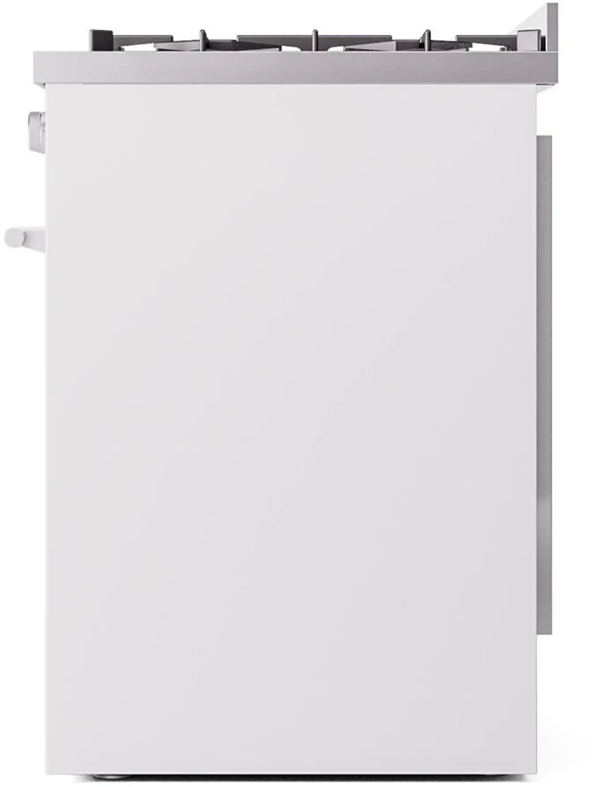 ILVE Professional Plus II 30-Inch Freestanding Natural Gas Dual Fuel Range with 5 Sealed Burner in White (UP30WMPWH)
