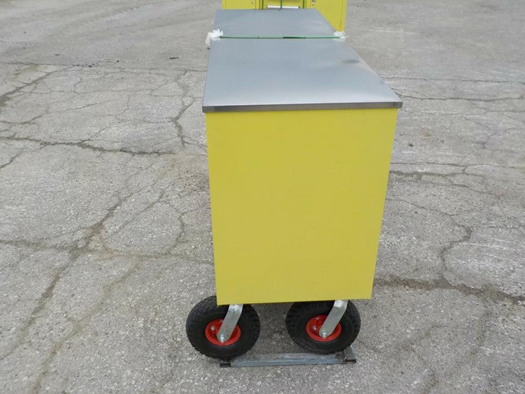 4.5ft Heavy Duty Mobile Workbench with 7 Drawers & 2 Cabinets