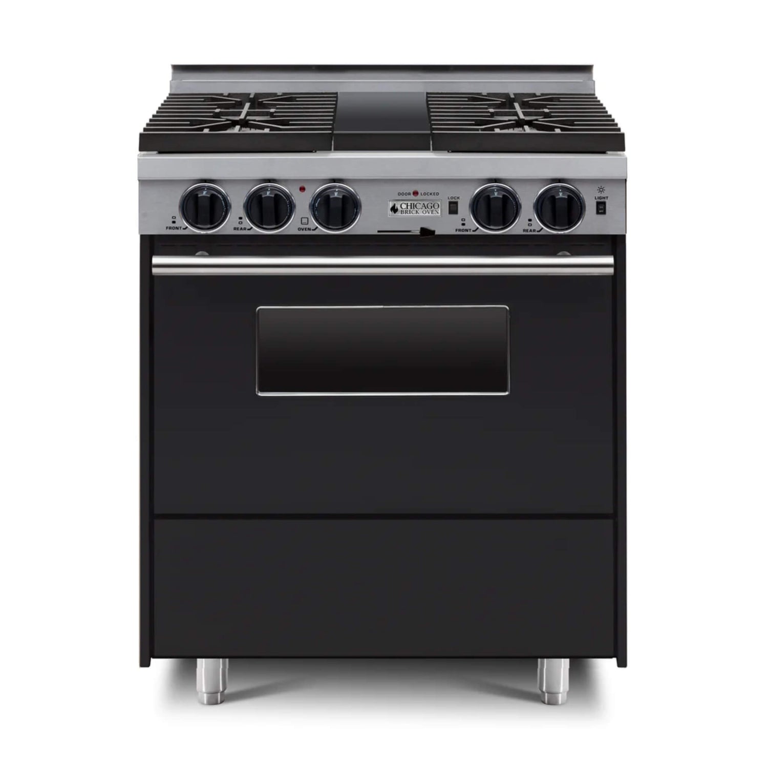 Chicago Brick Oven 30” Dual-Fuel Self-Cleaning Convection Range With Sealed Burners (SAK91342)