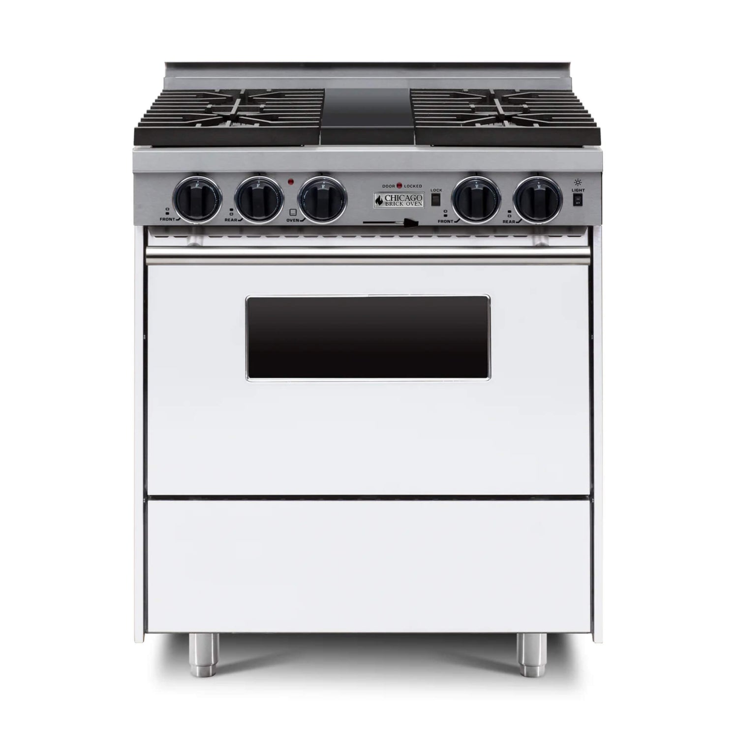 Chicago Brick Oven 30” Dual-Fuel Self-Cleaning Convection Range With Sealed Burners (SAK91342)