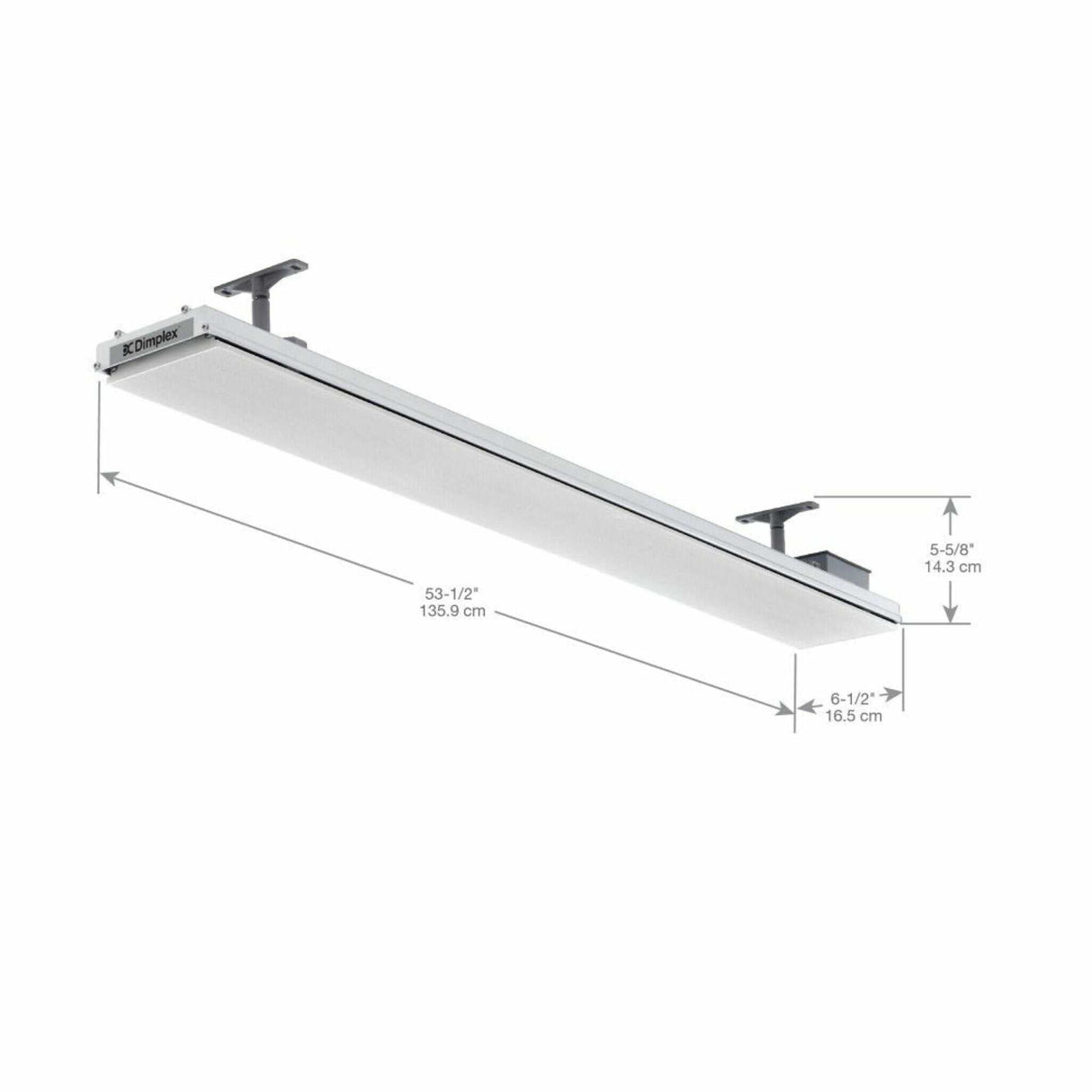 Dimplex DLW 70" Noiseless Radiant Electric Heater For Outdoor And Indoor, 3200W (SAK15698)