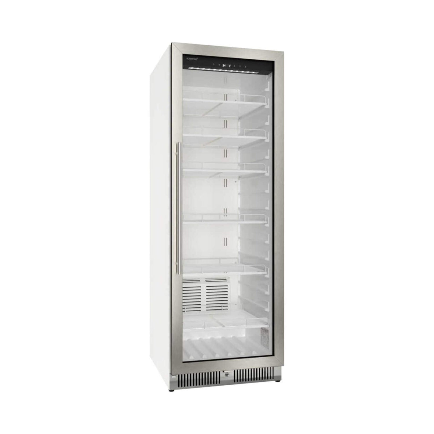 Edgestar 13.7 Cubic Feet Commercial Beverage Merchandiser With Temperature Alarm And Reversible Door, 24" (SAK62395)
