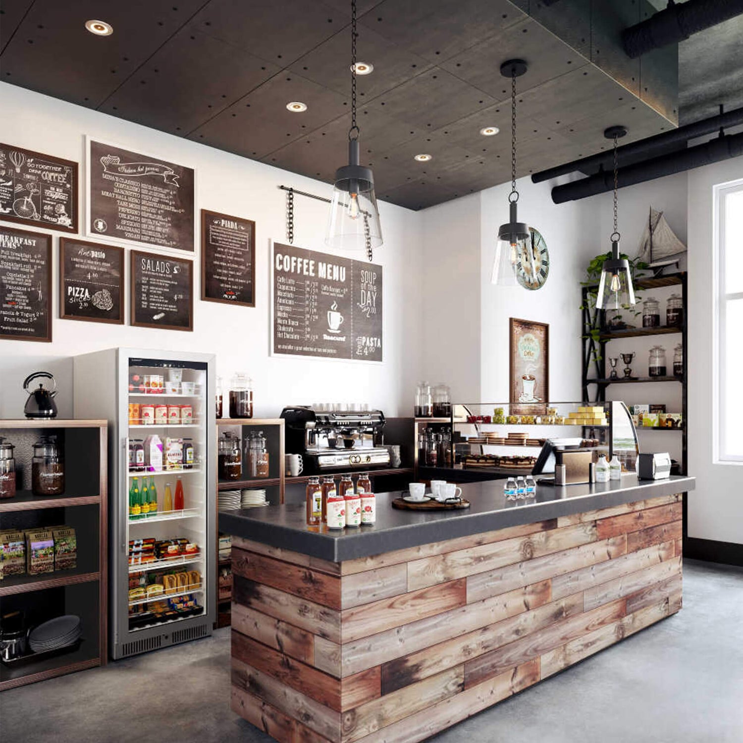 Edgestar 13.7 Cubic Feet Commercial Beverage Merchandiser With Temperature Alarm And Reversible Door, 24" (SAK62395)