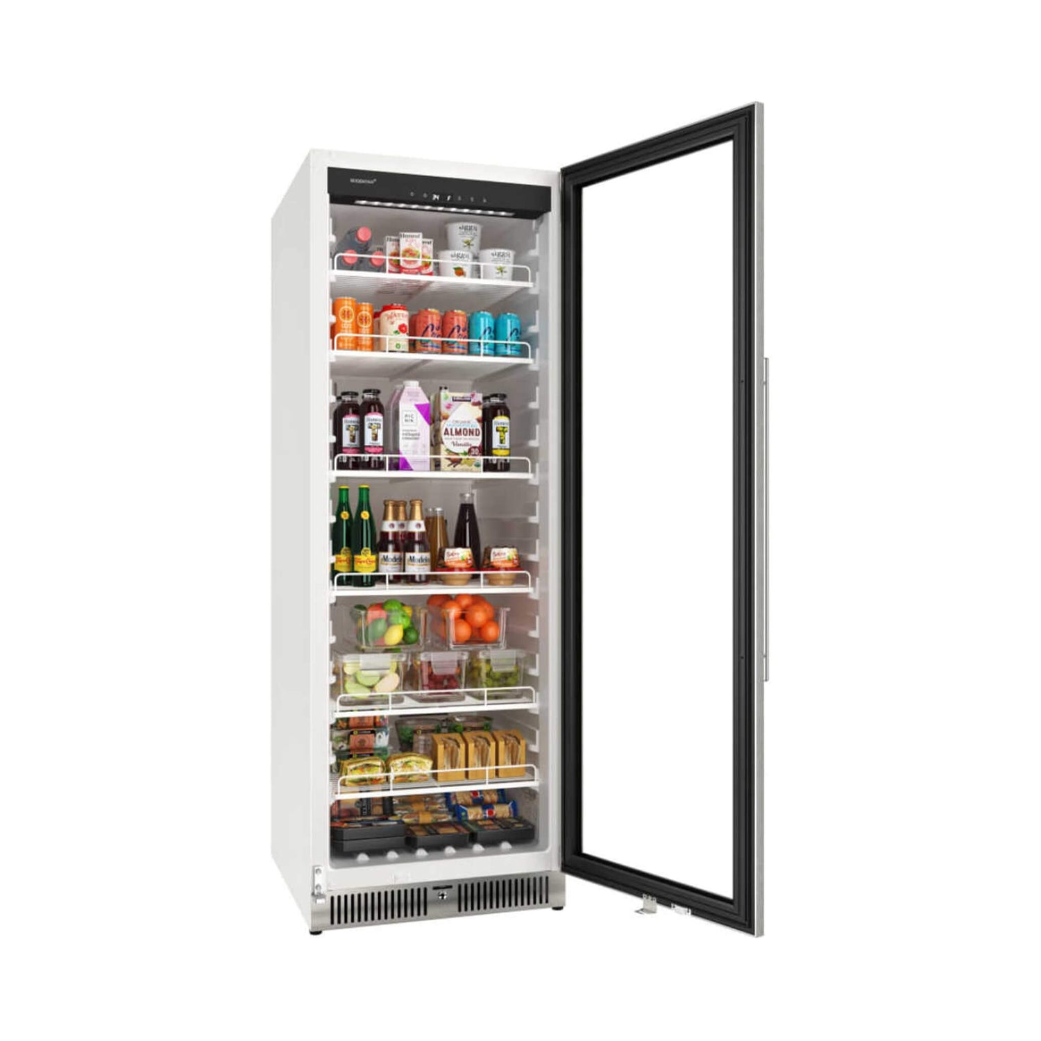 Edgestar 13.7 Cubic Feet Commercial Beverage Merchandiser With Temperature Alarm And Reversible Door, 24" (SAK62395)