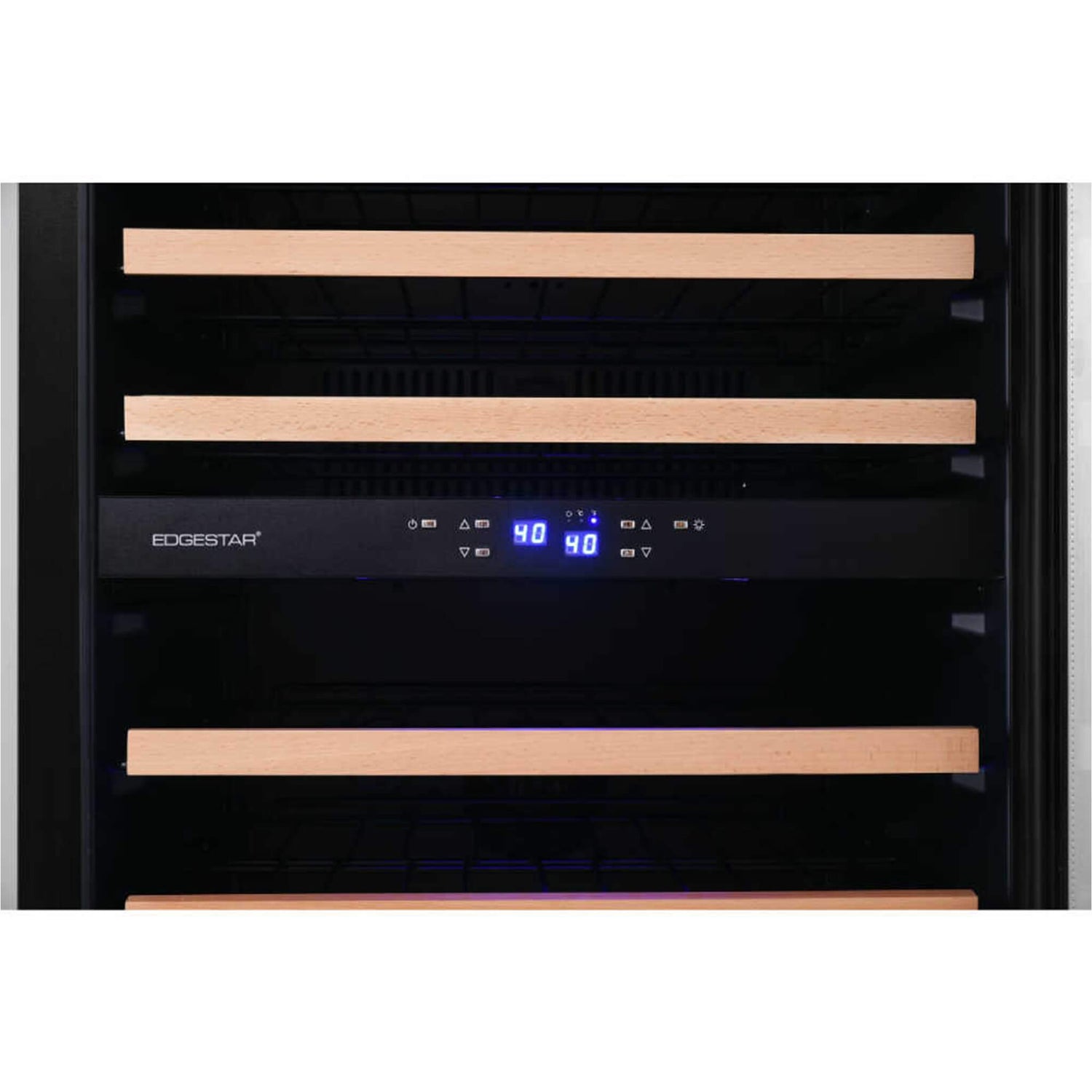 Edgestar 141 Bottle Capacity Freestanding Dual Zone Wine Cooler With Interior Lighting, 24" (SAK49245)