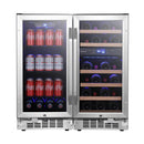 Edgestar 30" Dual Zone Side By Side Cooler With 26 Wine Bottle And 80 Can Capacity (SAK72461)
