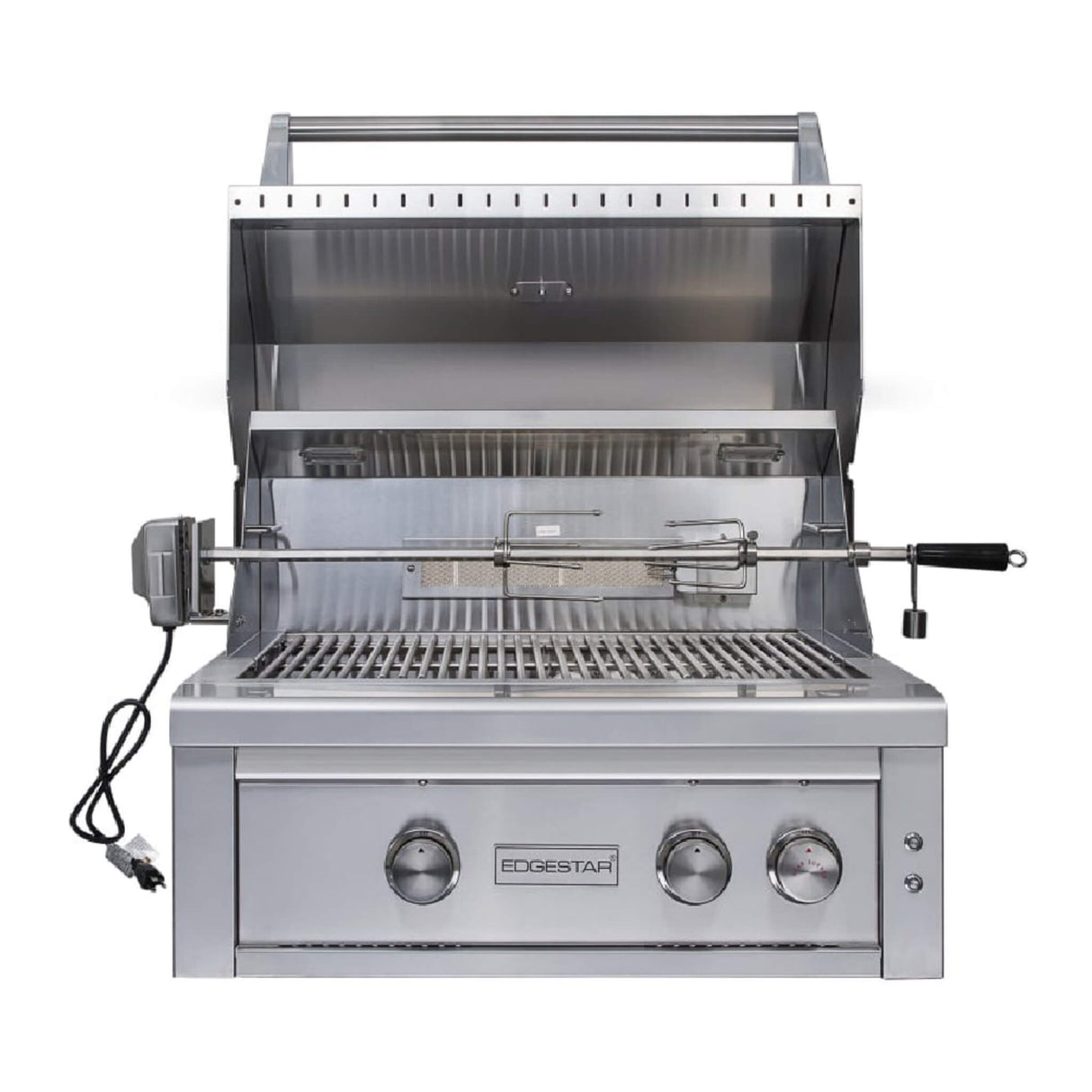 Edgestar 60K BTU Natural Gas Outdoor Built-In Grill W/ Rotisserie And LED Lighting, 30" (SAK52871)