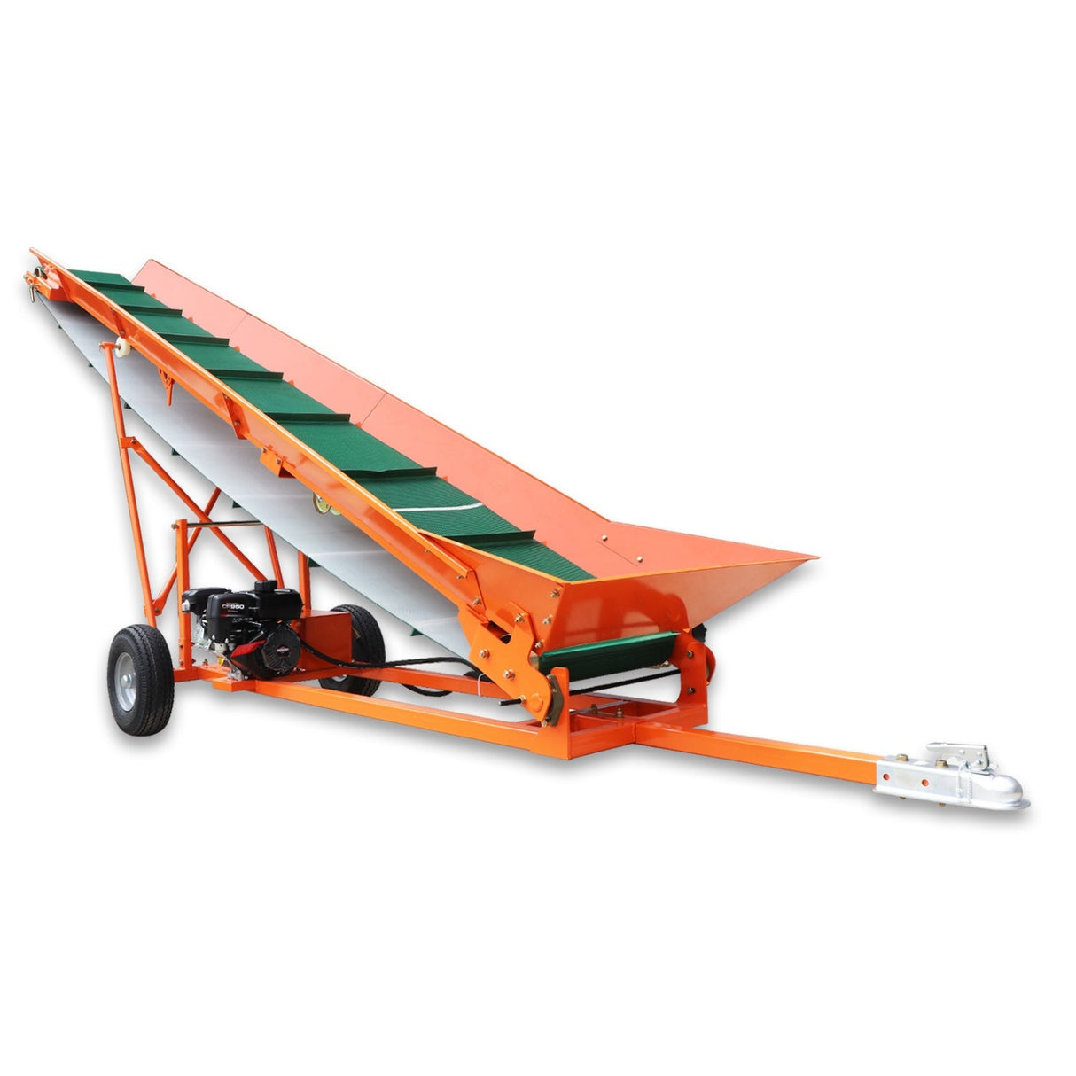 6.5HP Firewood Conveyor Max. 9.3ft Lift Height with B&S Engine and 19.7" PVC Belt
