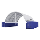 Fortified 40'x40'x15' Double Truss Container Shelter