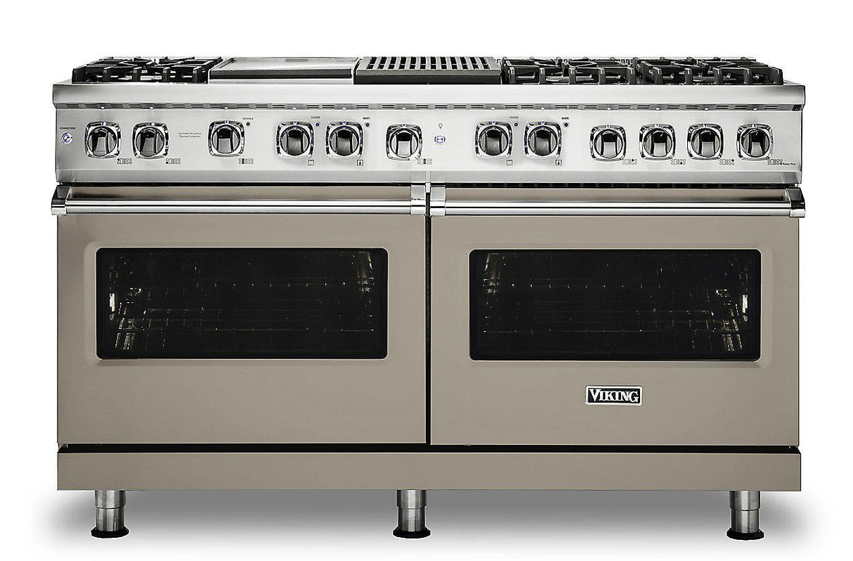 VIKING VDR5606GQNA 60" Dual Fuel Range - VDR560 Viking 5 Series Gray