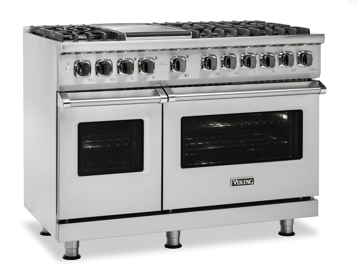 VIKING VDR5486GSS 48" Dual Fuel Range - VDR548 Viking 5 Series in Stainless Steel