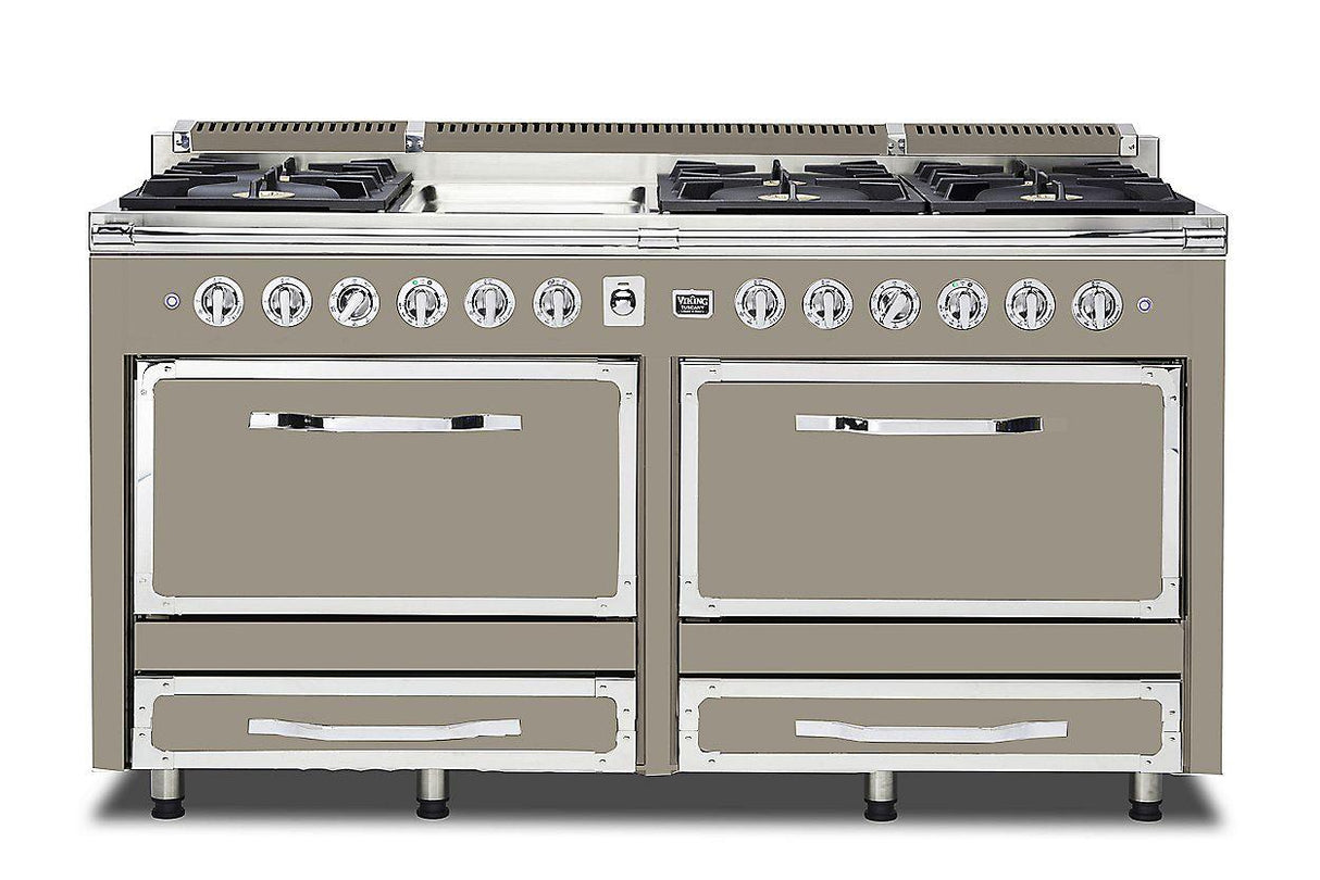 VIKING TVDR6616GNA 66"W. Tuscany Range - TVDR661 Gray