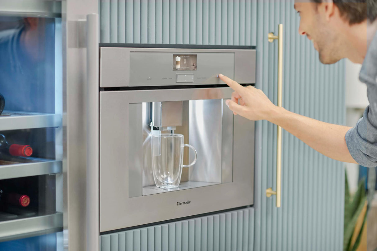 THERMADOR TCM24TS TCM24TS Built-in Coffee Machine in Stainless Steel, Removable Water Tank in Stainless Steel