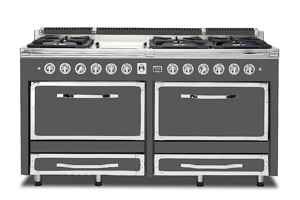 VIKING TVDR6616GDG 66"W. Tuscany Range - TVDR661 Gray