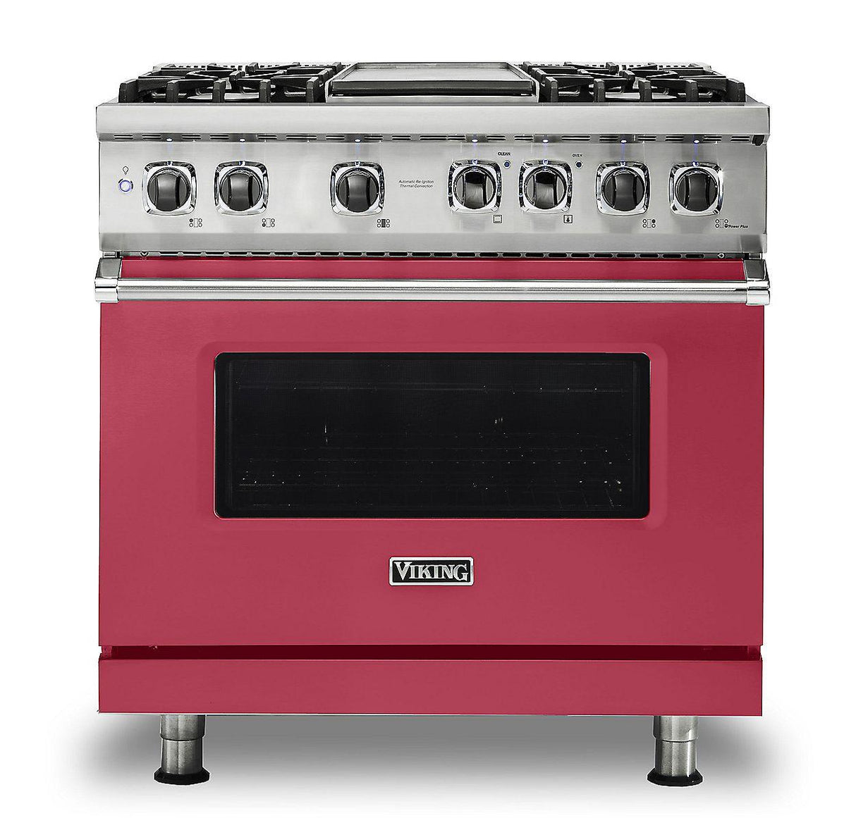 VIKING VDR5364GVALP 36" Dual Fuel Range - VDR536 Viking 5 Series Red