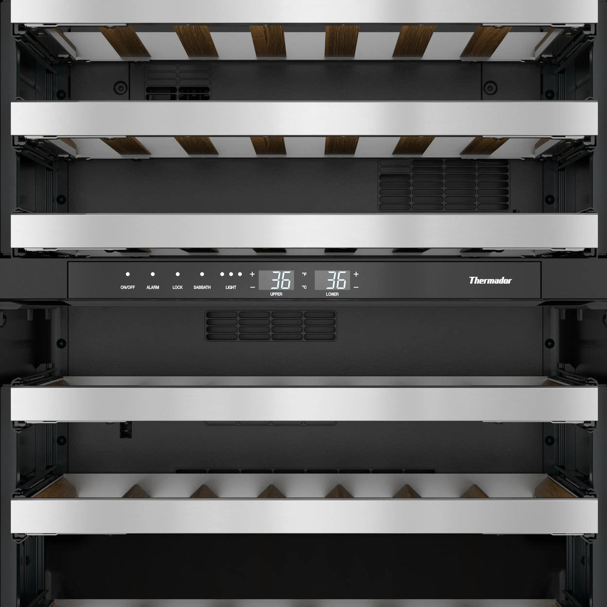 THERMADOR T24UW925LS Freedom® Under Counter Wine Cooler with Glass Door 24'' Professional in Stainless Steel, Left Hinge in Stainless Steel