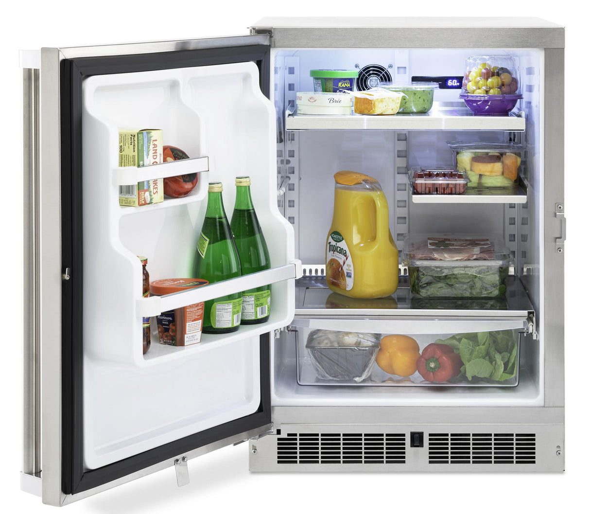 VIKING VRUO5241DLSS VRUO5241DRSS - 24" Solid Door Outdoor Undercounter Refrigerator in Stainless Steel