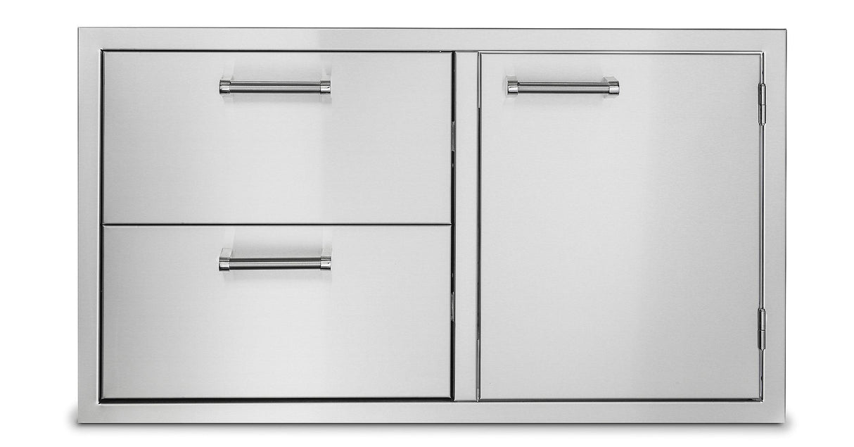 VIKING VOADDR5361SS 36" Double Drawer and Access Door Combo - VOADDR5361SS in Stainless Steel